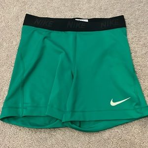 Green Nike Pros